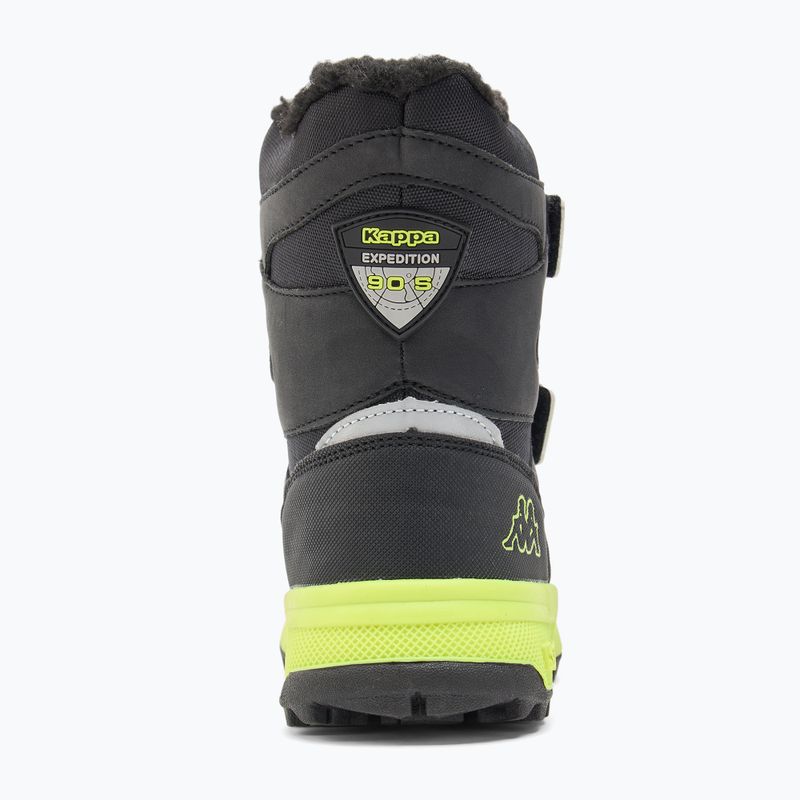 Detské snehule Kappa Cekis Tex black/lime 6