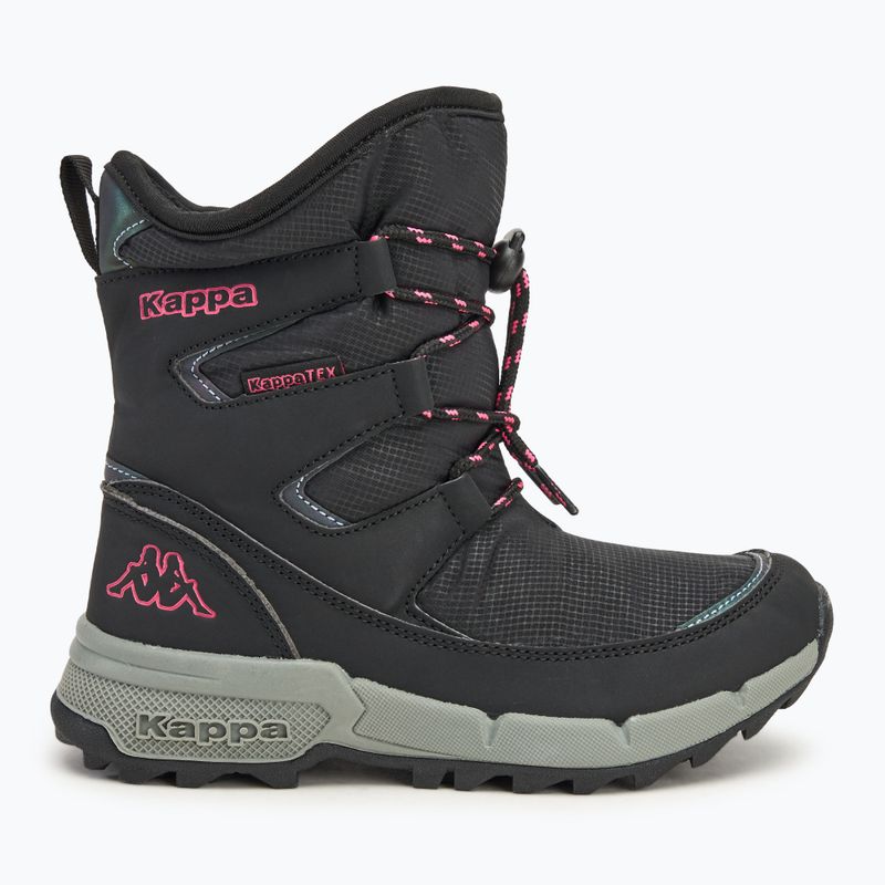 Detské snehule Kappa Youma Tex black/pink 2