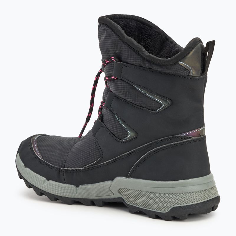 Detské snehule Kappa Youma Tex 260900T black/pink 3