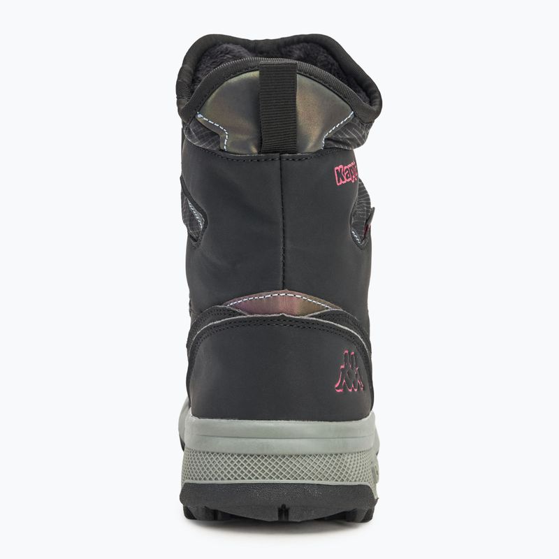 Detské snehule Kappa Youma Tex 260900T black/pink 6