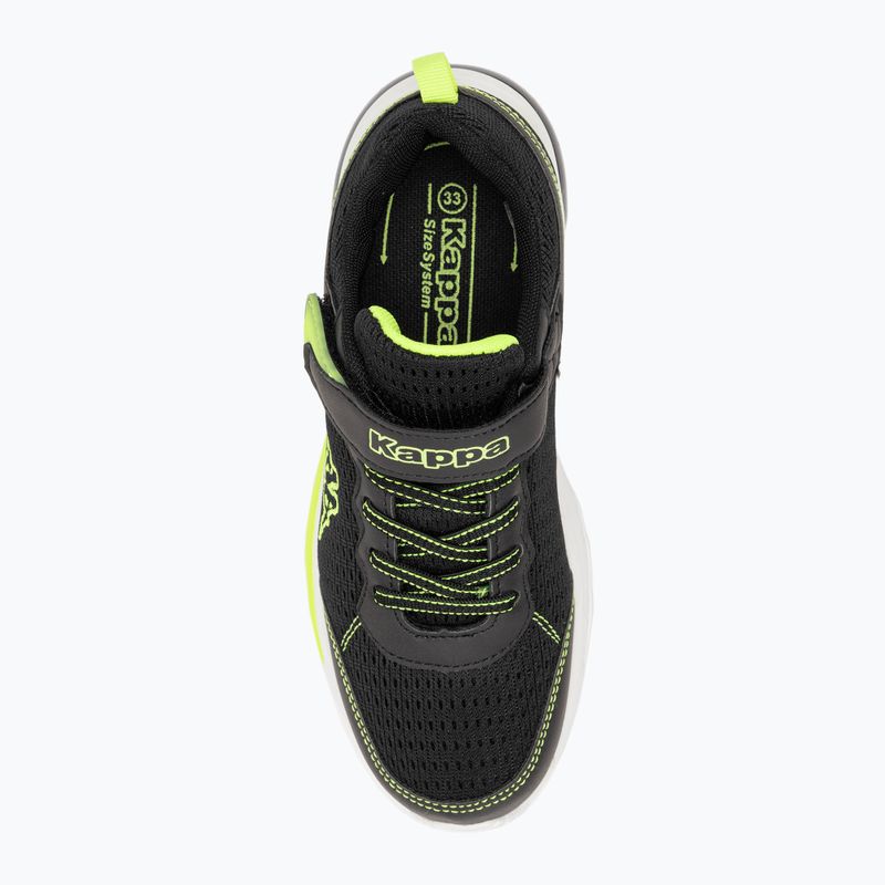 Detská obuv Kappa Larus black/lime 6