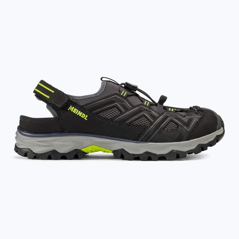 Pánske sandále Meindl Bari - Comfort fit anthracite/lemon 2