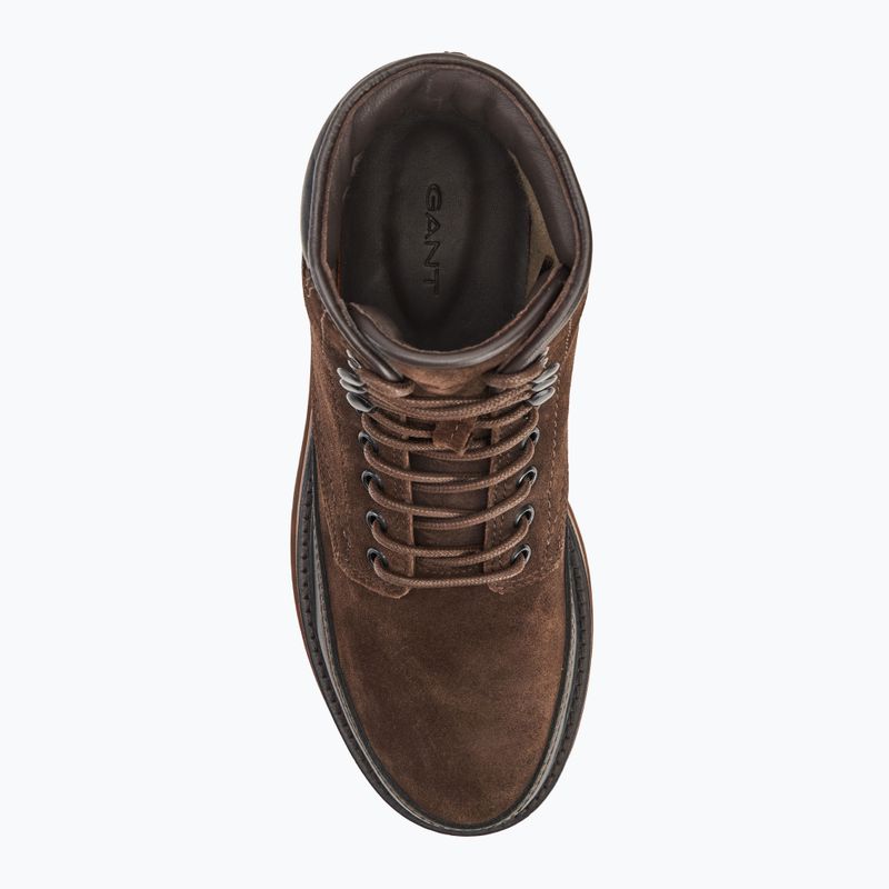 Pánske topánky GANT Clafton tmavohnedé  5