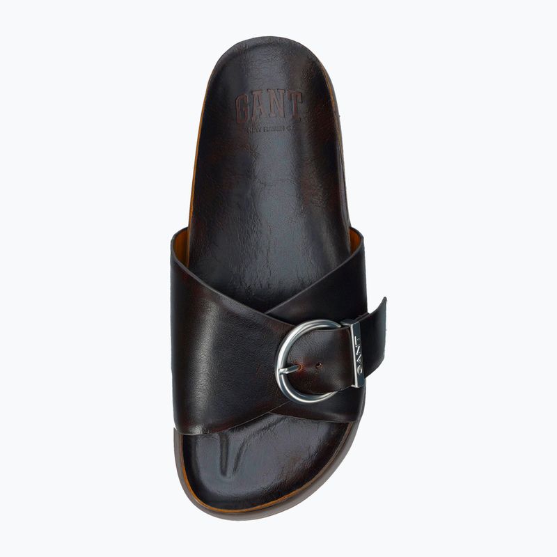 Dámske šľapky GANT Mardale dark brown 5