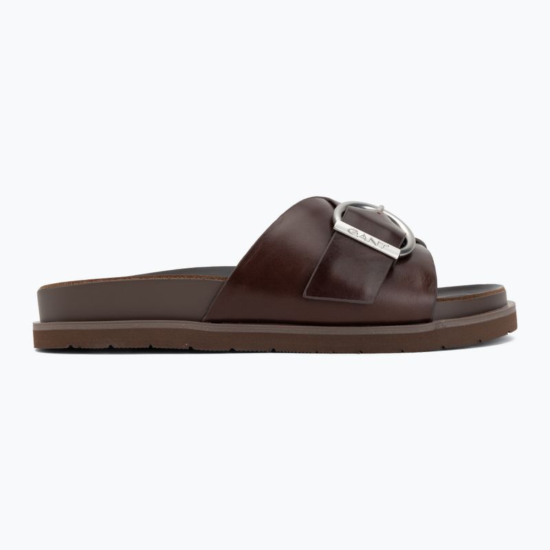 Dámske šľapky GANT Mardale dark brown 2