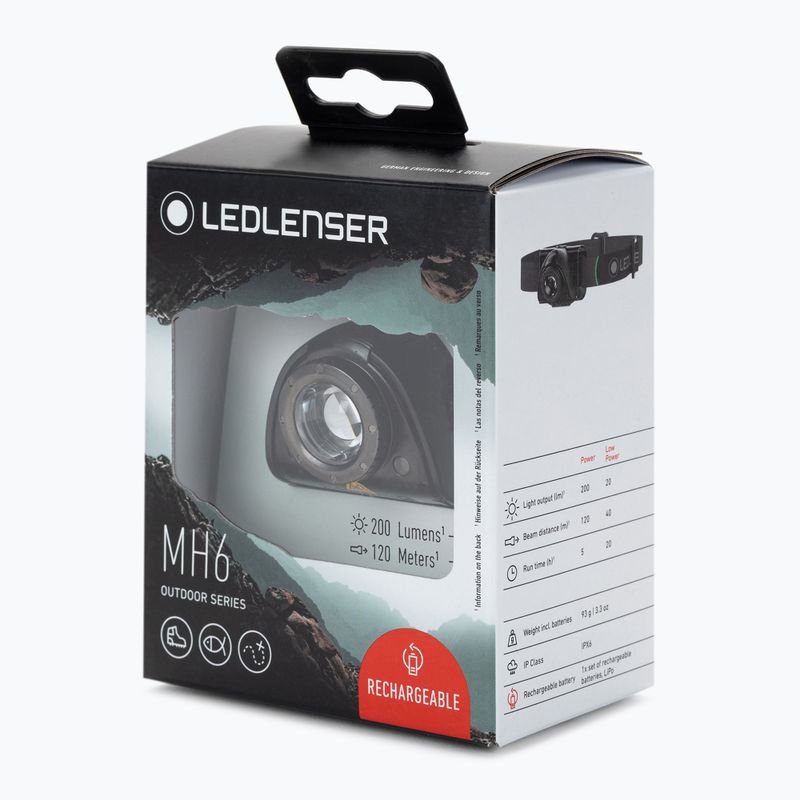 Čelovka Ledlenser MH6 čierna 501512