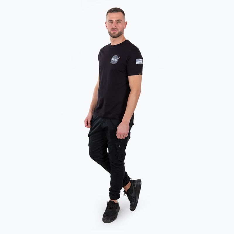 Alpha Industries pánske tričko Space Shuttle čierne 2