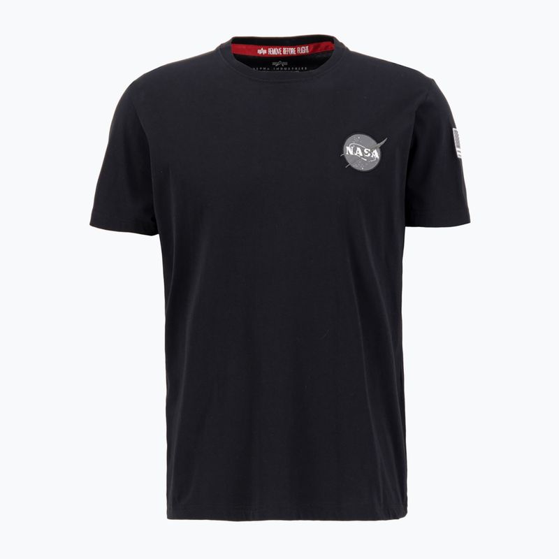Alpha Industries pánske tričko Space Shuttle čierne 3