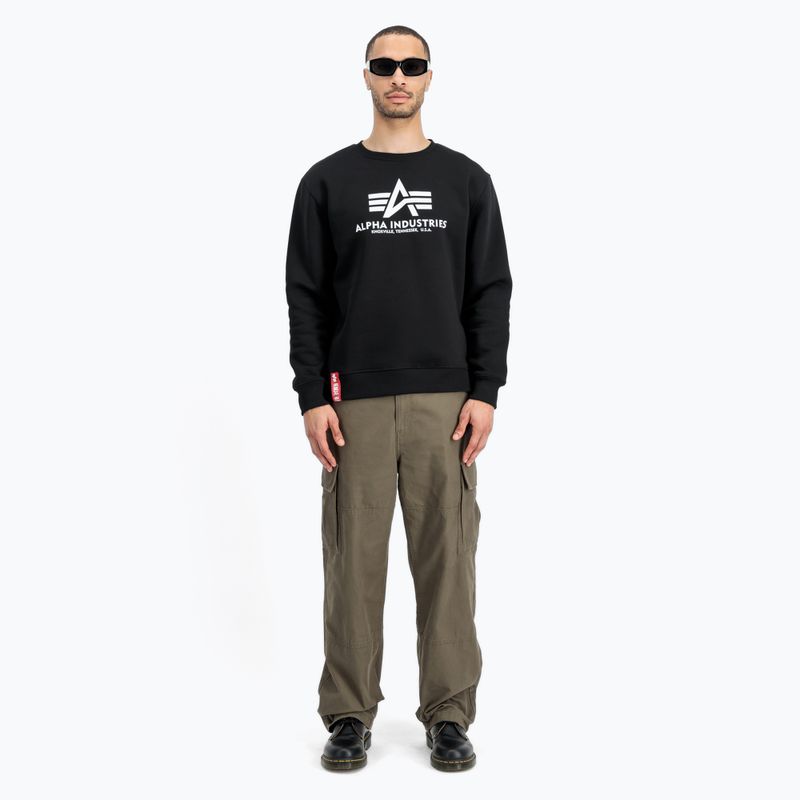 Alpha Industries pánska mikina Basic black 2