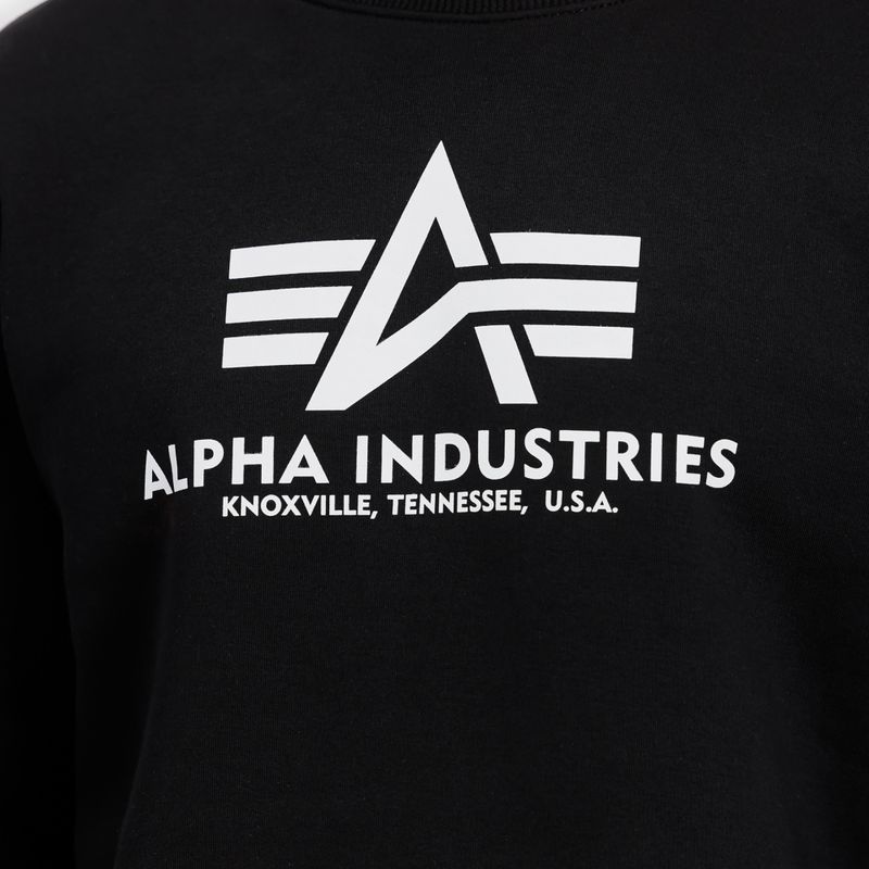 Alpha Industries pánska mikina Basic black 4