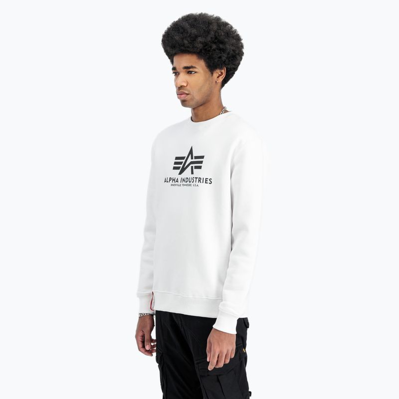 Pánska mikina Alpha Industries Basic white 4