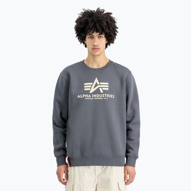 Pánska mikina Alpha Industries Basic greyblack