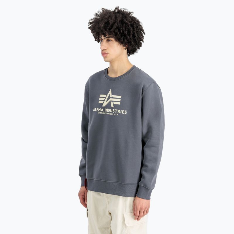 Pánska mikina Alpha Industries Basic greyblack 3