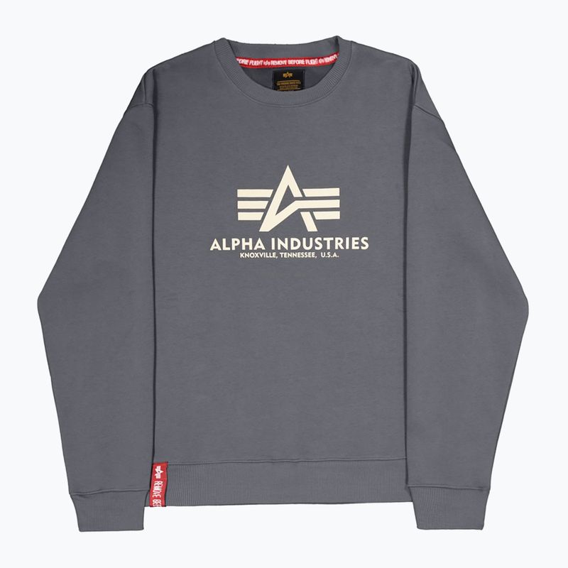 Pánska mikina Alpha Industries Basic greyblack 5