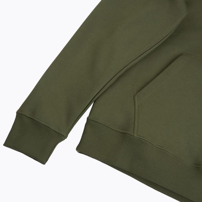 Pánska mikina Alpha Industries Red Stripe Hoodie dark green 4