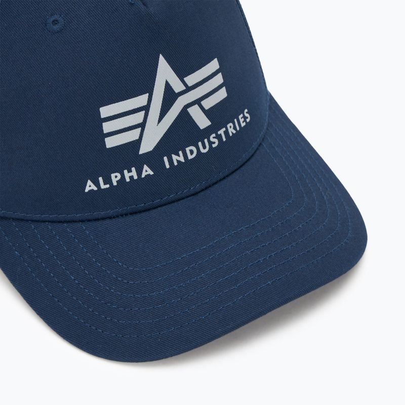 Pánska bejzbalová čiapka Alpha Industries Basic Trucker rep.blue 3