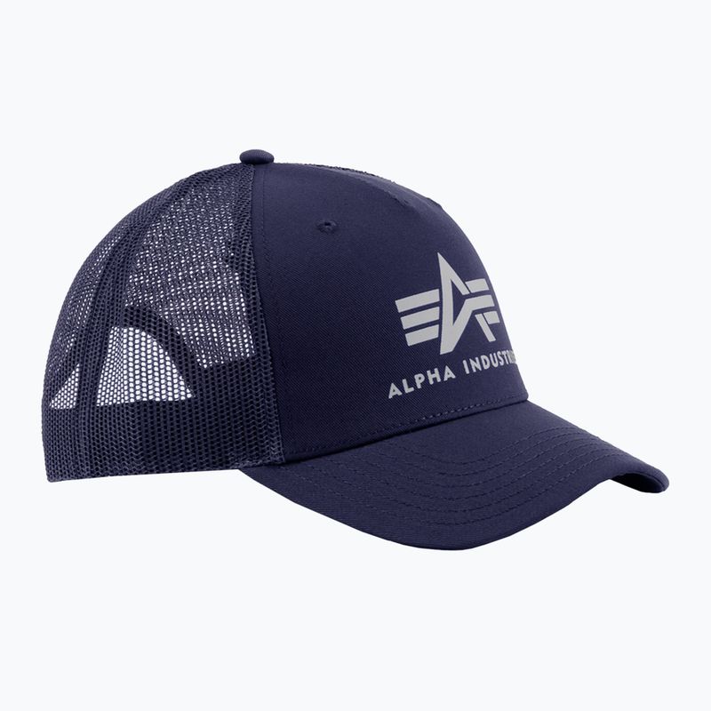 Pánska bejzbalová čiapka Alpha Industries Basic Trucker rep.blue