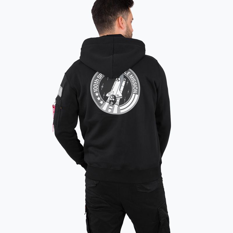 Alpha Industries pánska mikina Space Shuttle black 3