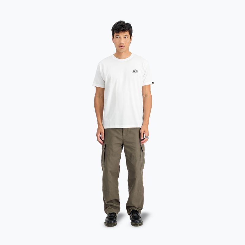 Pánske tričko Alpha Industries Basic Small Logo T-shirt white 2