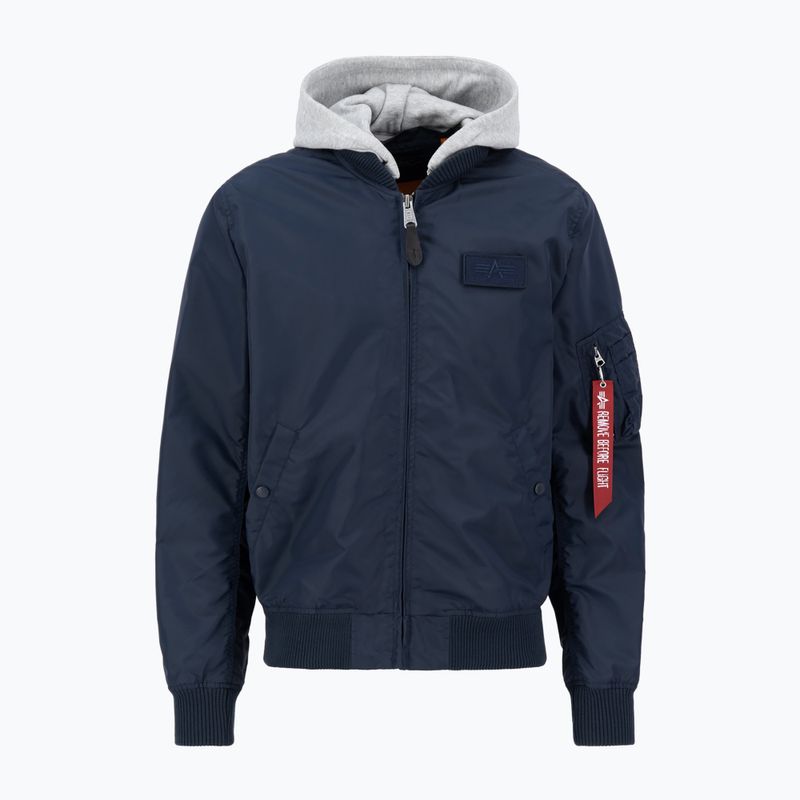 Alpha Industries pánska bunda MA-1 TT Two Tone Hood rep.blue 4