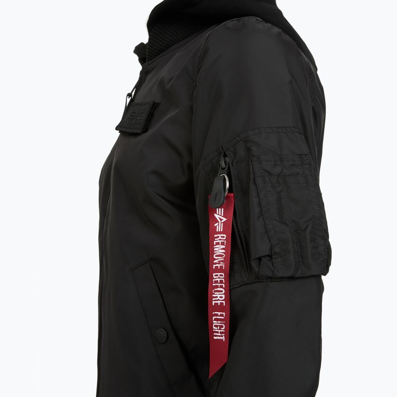 Pánska bunda Alpha Industries MA-1 TT Two Tone Hood black/black 7