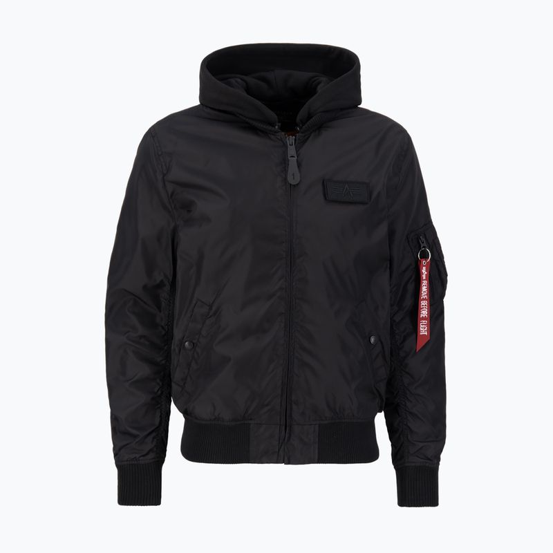 Pánska bunda Alpha Industries MA-1 TT Two Tone Hood black/black 3