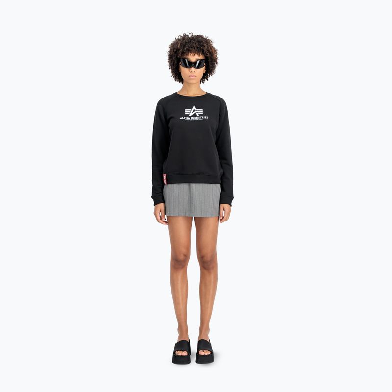 Dámska mikina Alpha Industries New Basic black 2