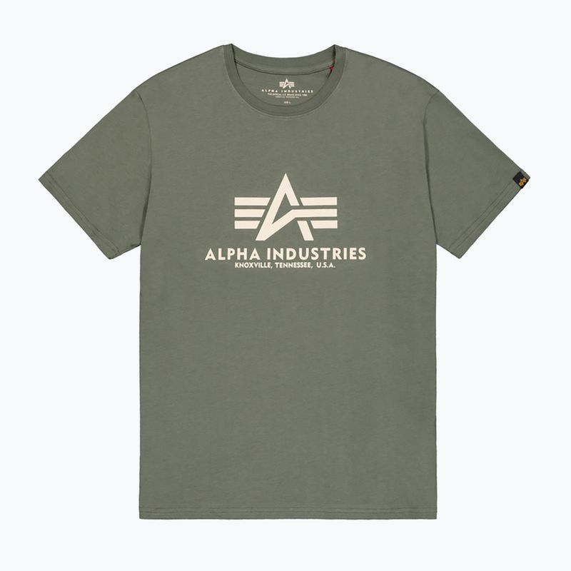 Pánske polo tričko Alpha Industries Basic vintage green 6