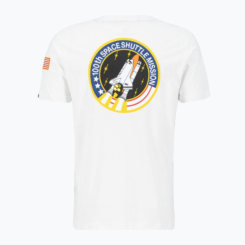 Alpha Industries pánske tričko Space Shuttle T white 4