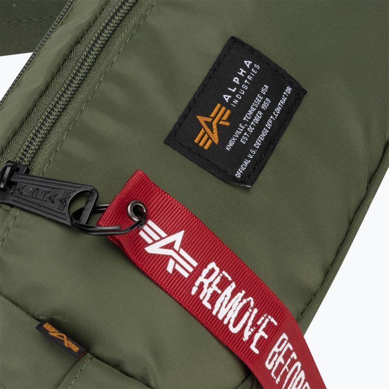 Ľadvinka Alpha Industries Crew Waist sage green 4