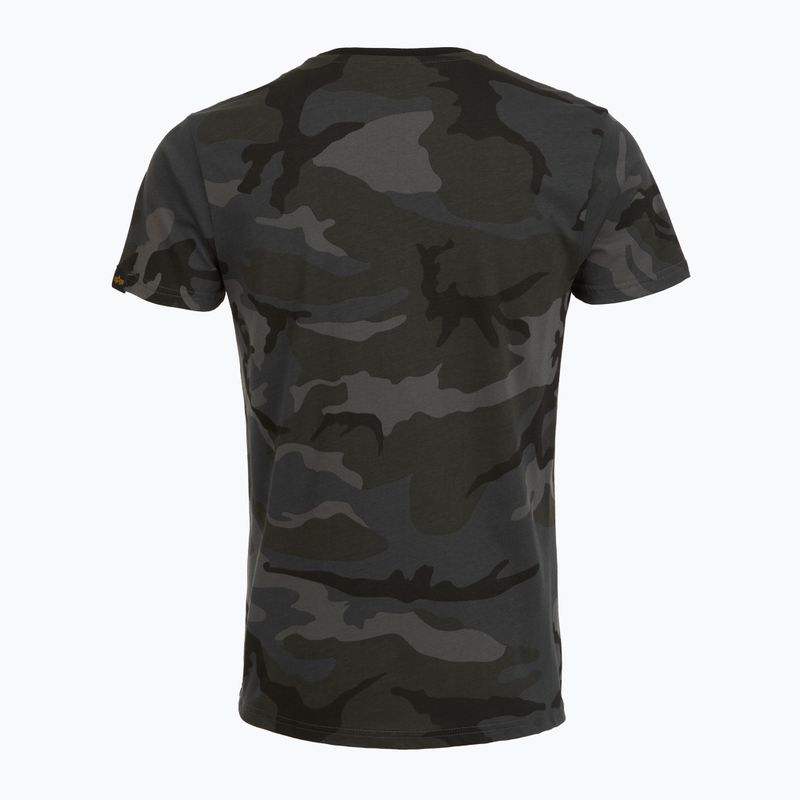 Pánske polo tričko Alpha Industries Basic Camo black camo 2