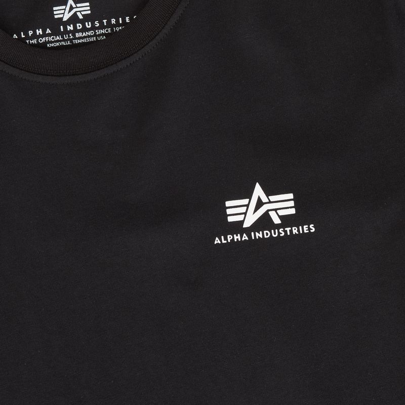 Alpha Industries pánske tričko Backprint black 3