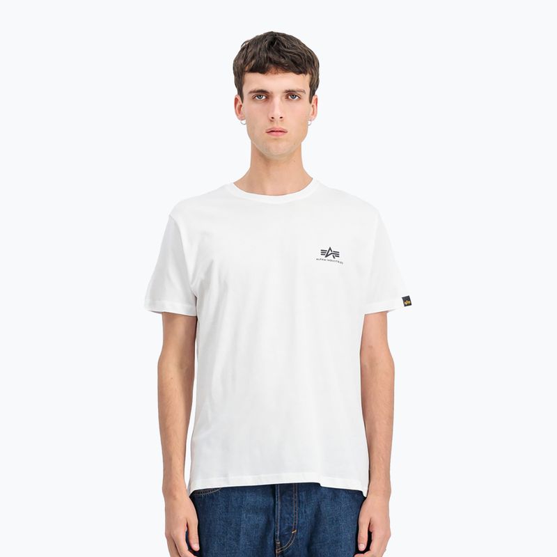 Alpha Industries pánske tričko Backprint white