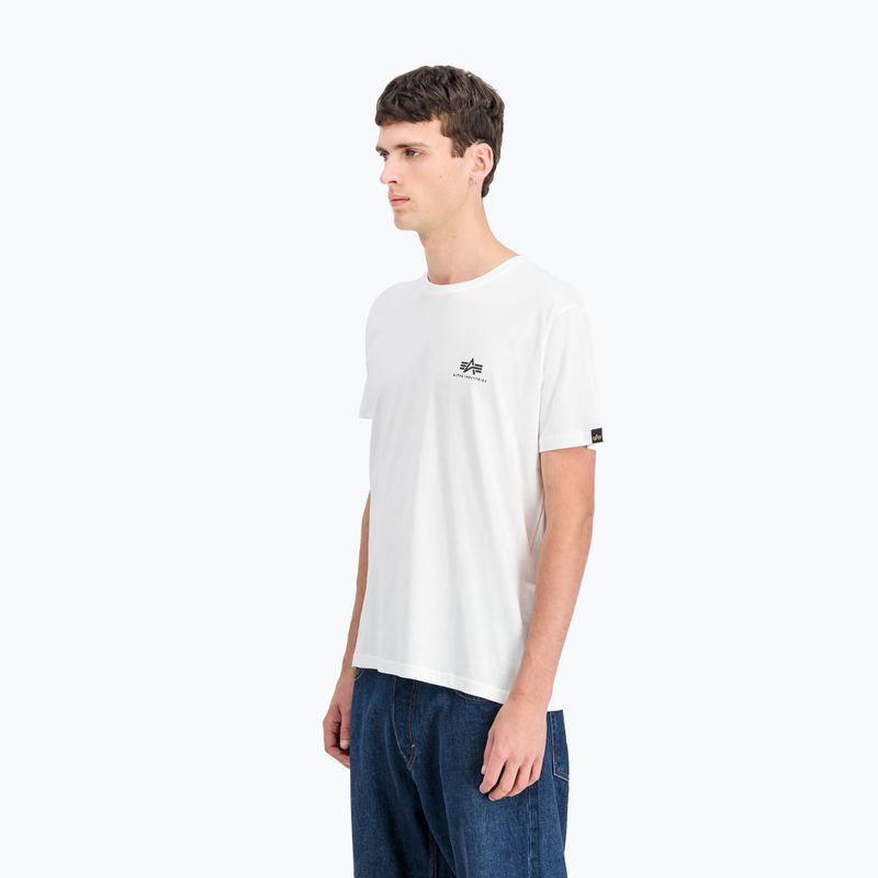 Alpha Industries pánske tričko Backprint white 4