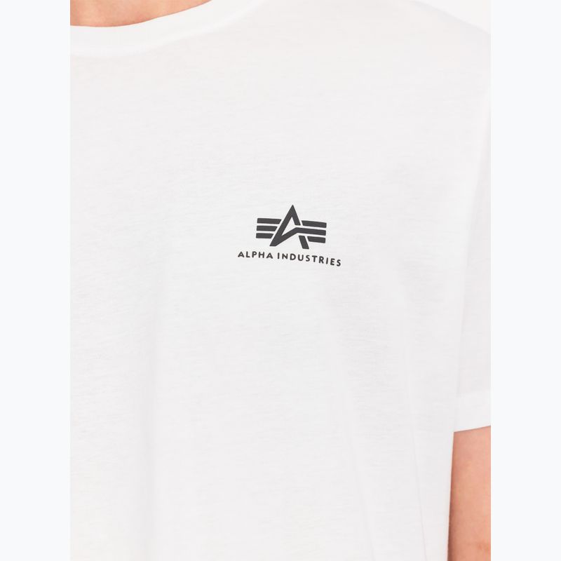 Alpha Industries pánske tričko Backprint white 6