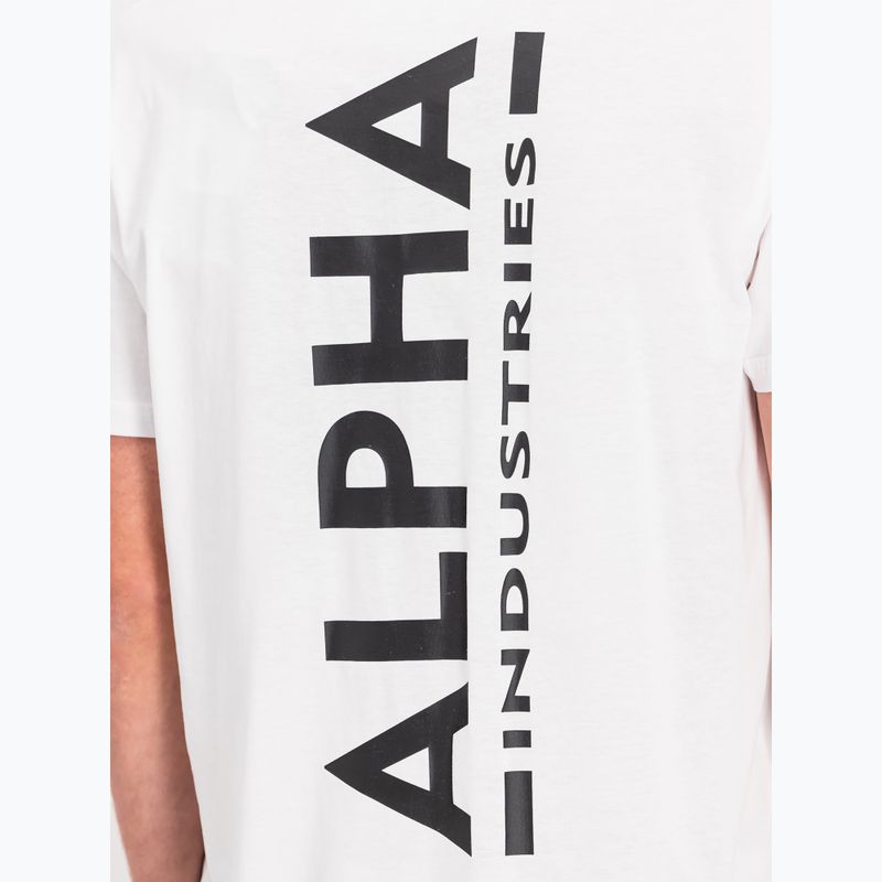 Alpha Industries pánske tričko Backprint white 7