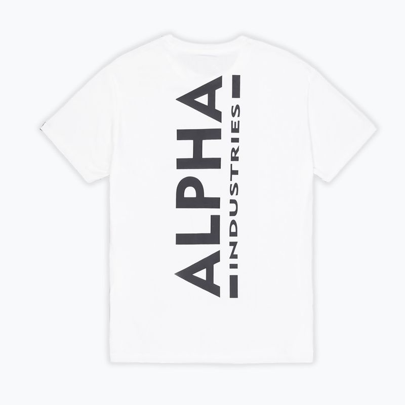 Alpha Industries pánske tričko Backprint white 9