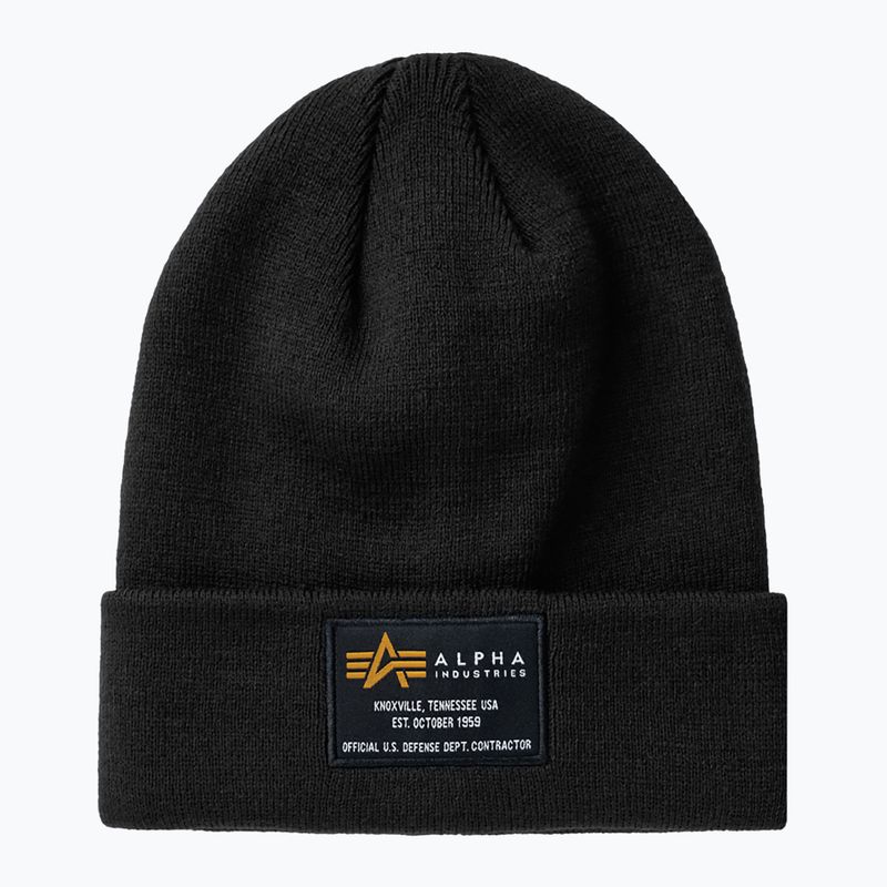 Čiapka Alpha Industries Crew black