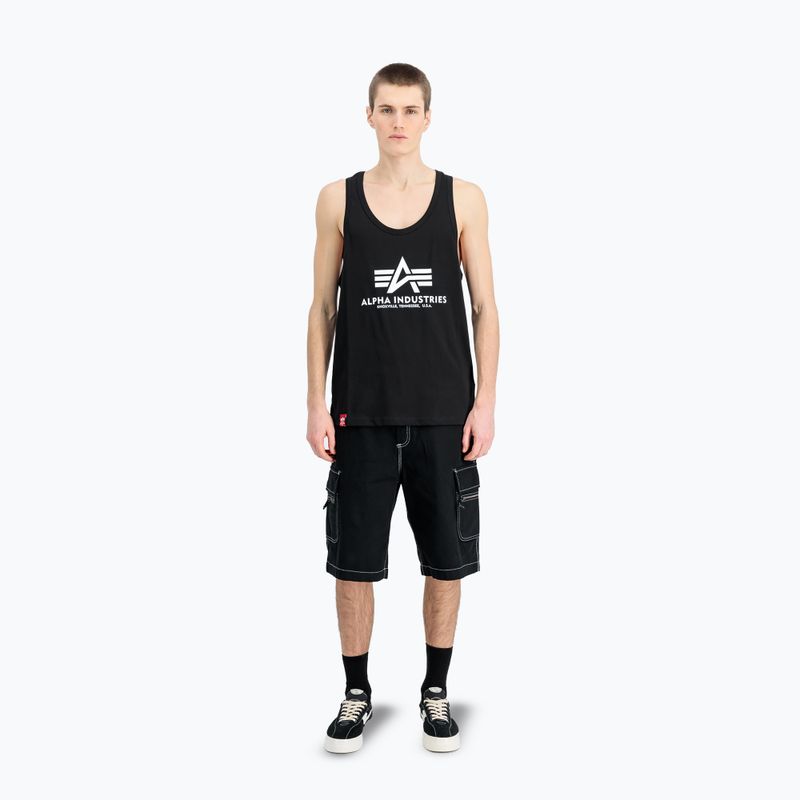 Pánske tričko Alpha Industries Basic Tank Body Building čierne 2