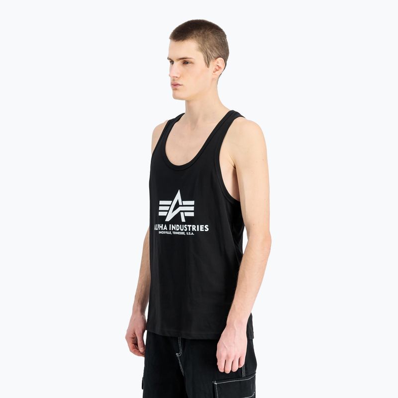 Pánske tričko Alpha Industries Basic Tank Body Building čierne 3