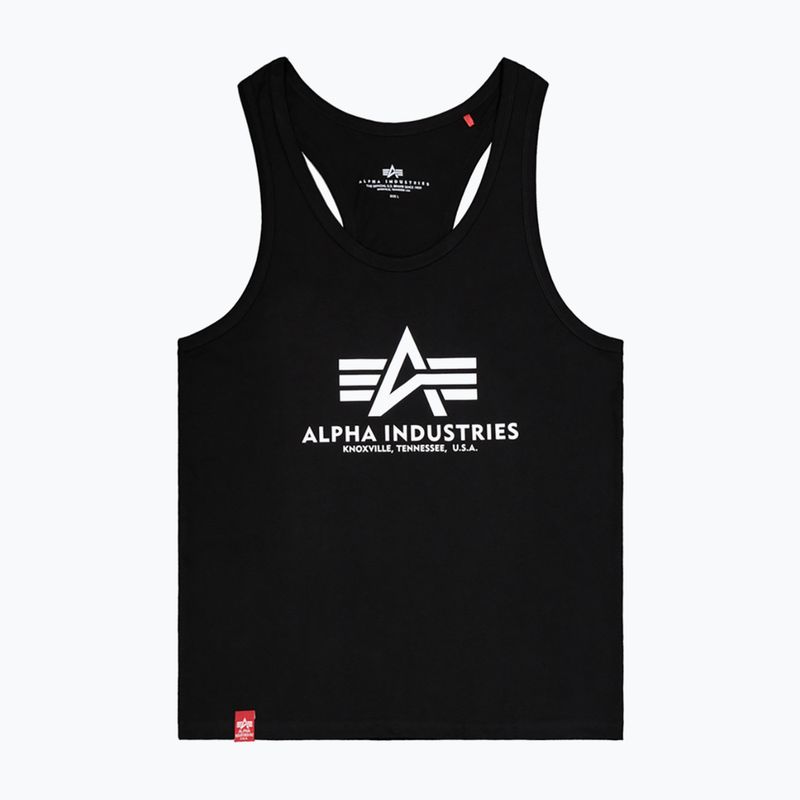 Pánske tričko Alpha Industries Basic Tank Body Building čierne 6