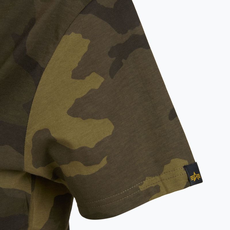 Pánske polo tričko Alpha Industries Basic Camo olive camo 6