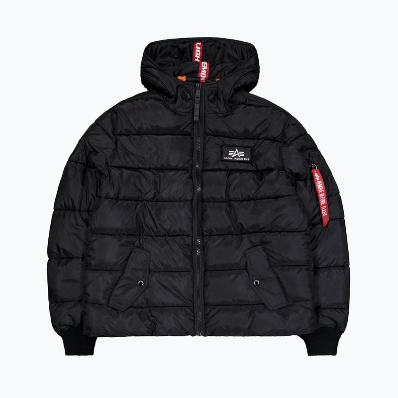 Pánska bunda Alpha Industries Hooded Puffer Faux Down black 8