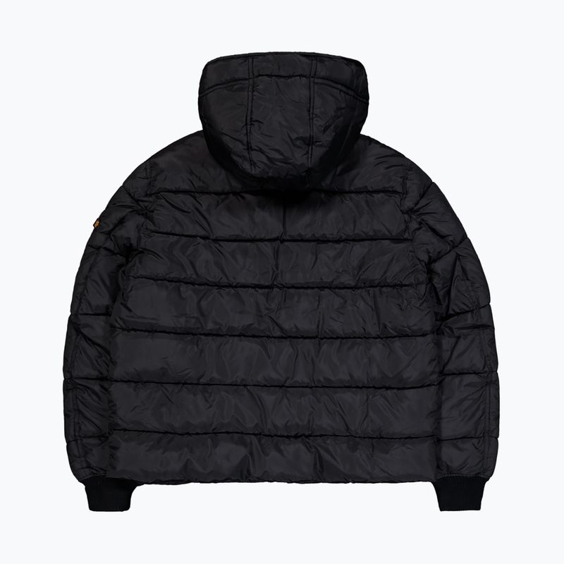 Pánska bunda Alpha Industries Hooded Puffer Faux Down black 9