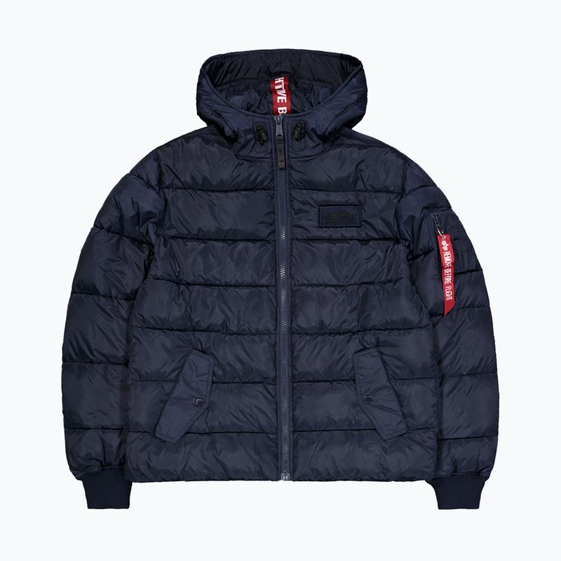 Pánska bunda Alpha Industries Hooded Puffer Faux Down rep.blue 5