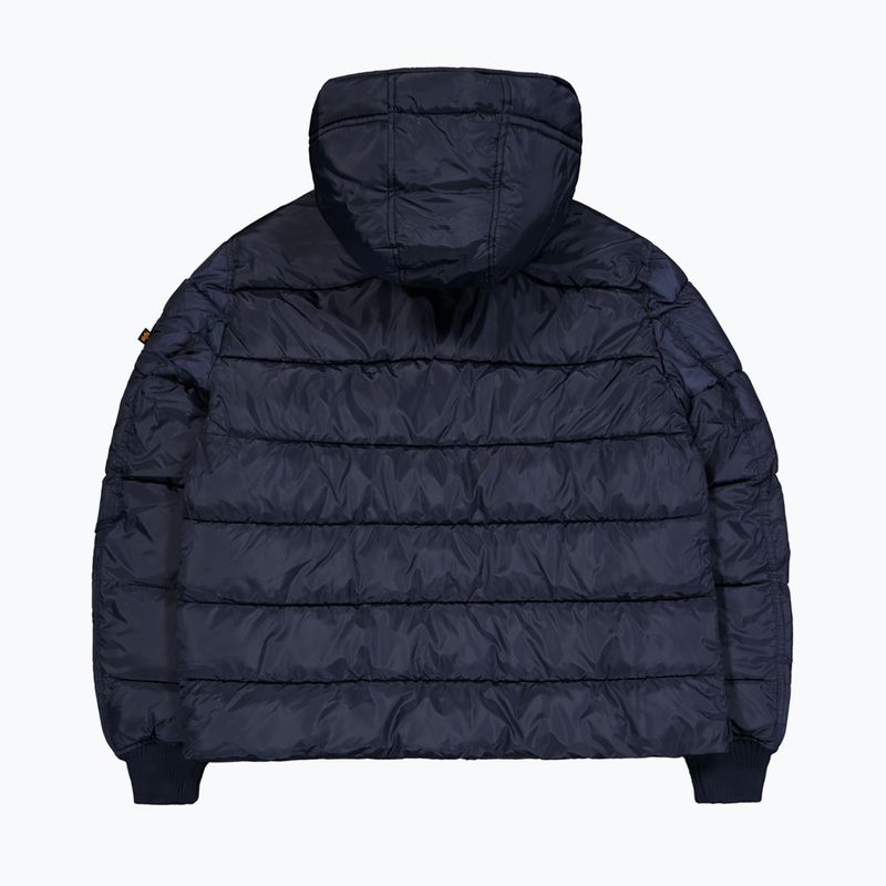 Pánska bunda Alpha Industries Hooded Puffer Faux Down rep.blue 6
