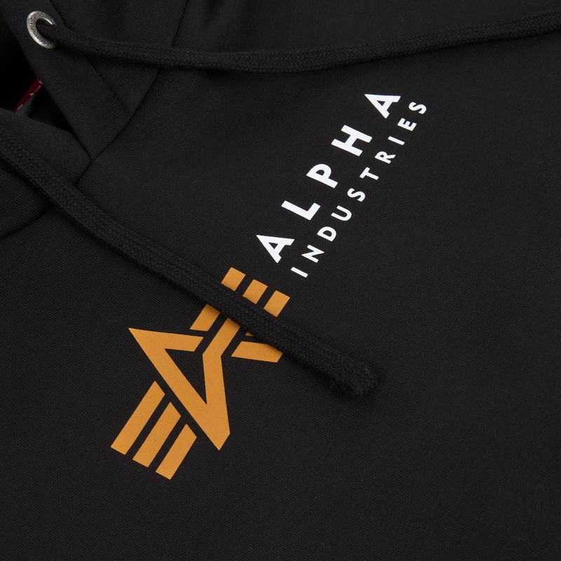 Alpha Industries pánska mikina Alpha Label black 3
