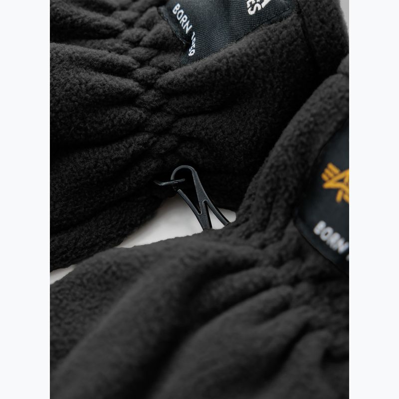 Rukavice Alpha Industries Label Fleece black 3