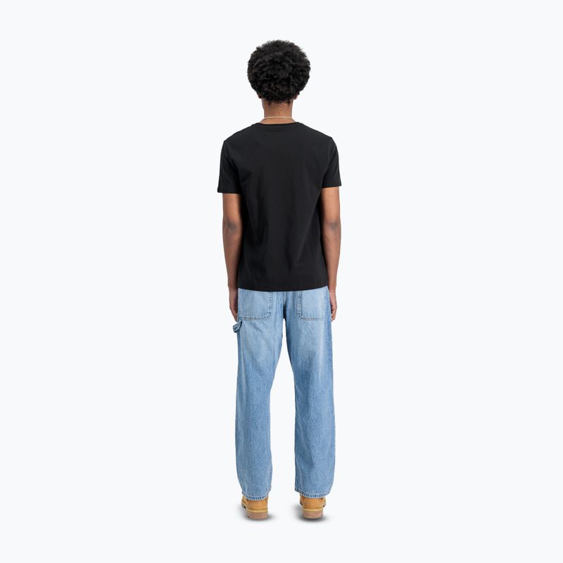 Pánske tričko Alpha Industries Basic Mid Logo čierne 3