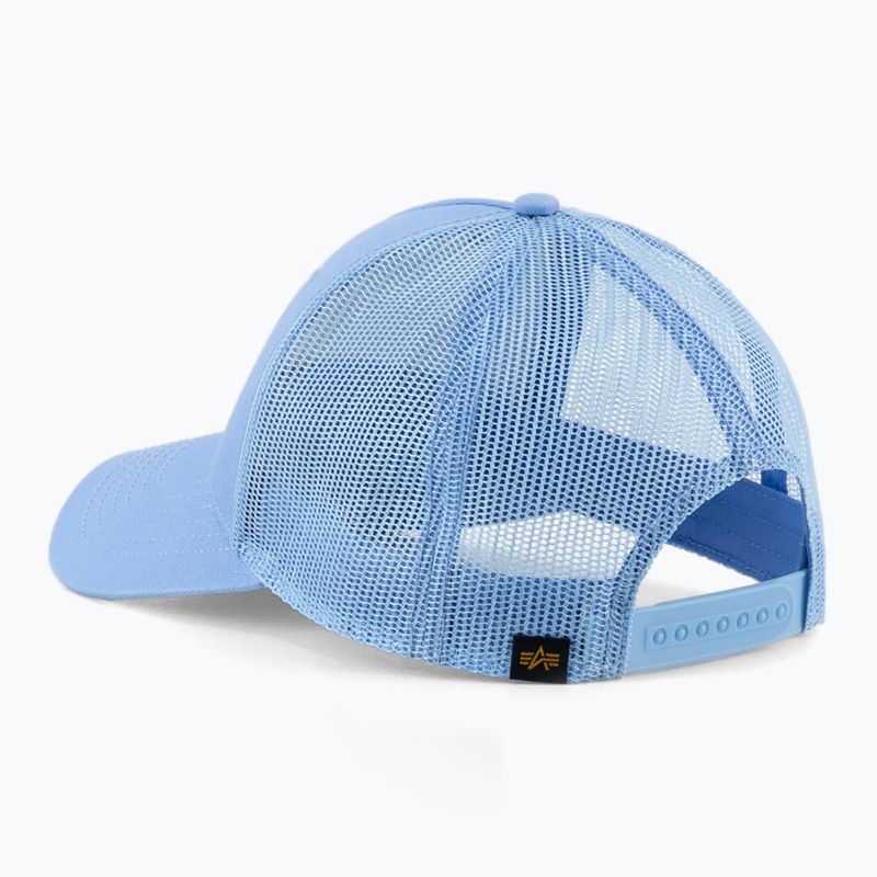 Pánska bejzbalová čiapka Alpha Industries Basic Trucker light blue 2